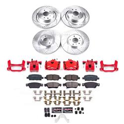 PowerStop Z23 Evolution Sport Brake Upgrade Kits with Calipers for 2014-2015 Q60 - KC9063
