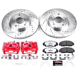 PowerStop Z26 Street Warrior Brake Upgrade Kits with Calipers for 2006-2011 CIVIC - KC9109-26