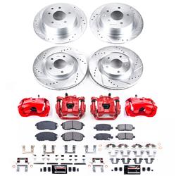 PowerStop Z23 Evolution Sport Brake Upgrade Kits with Calipers for 2011-2017 JUKE - KC9141