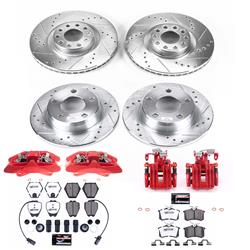 PowerStop Z26 Street Warrior Brake Upgrade Kits with Calipers for 2002-2004 A6 QUATTRO - KC950-26
