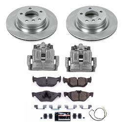 PowerStop Z17 Evolution Plus Stock Replacement Brake Kits with Calipers for 2006 325I, 2007-2010 328I - KCOE044
