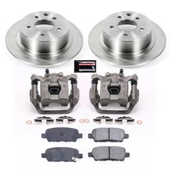 PowerStop Z17 Evolution Plus Stock Replacement Brake Kits with Calipers for 2011-2017 JUKE, 2007-2018 SENTRA - KCOE098B