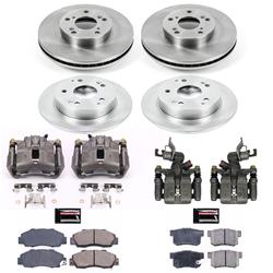 PowerStop Z17 Evolution Plus Stock Replacement Brake Kits with Calipers for 1998-2002 ACCORD - KCOE1042