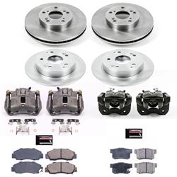 PowerStop Z17 Evolution Plus Stock Replacement Brake Kits with Calipers for 1998-2002 ACCORD - KCOE1042A
