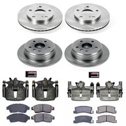 PowerStop Z17 Evolution Plus Stock Replacement Brake Kits with Calipers for 1992-1996 CAMRY - KCOE1053
