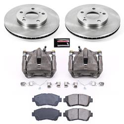PowerStop Z17 Evolution Plus Stock Replacement Brake Kits with Calipers for 2000-2001 CAMRY - KCOE1054