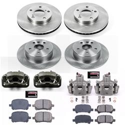 PowerStop Z17 Evolution Plus Stock Replacement Brake Kits with Calipers for 2000-2004 AVALON - KCOE1063