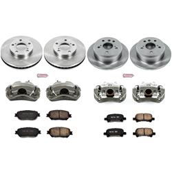 PowerStop Z17 Evolution Plus Stock Replacement Brake Kits with Calipers for 2002-2006 CAMRY - KCOE1065