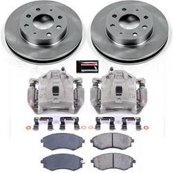 PowerStop Z17 Evolution Plus Stock Replacement Brake Kits with Calipers for 1999-2001 SONATA - KCOE1087B