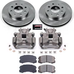 PowerStop Z17 Evolution Plus Stock Replacement Brake Kits with Calipers for 2002-2007 LANCER - KCOE1092
