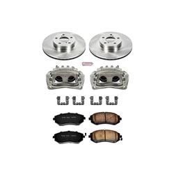 PowerStop Z17 Evolution Plus Stock Replacement Brake Kits with Calipers for 2005-2006 9-2X, 2002-2010 IMPREZA, 2002-2004 LEGACY - KCOE1124