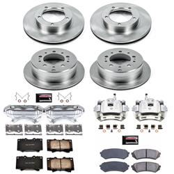 PowerStop Z17 Evolution Plus Stock Replacement Brake Kits with Calipers for 1998-2002 LAND CRUISER, LX470 - KCOE1133