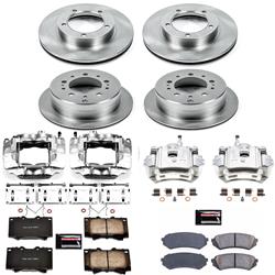 PowerStop Z17 Evolution Plus Stock Replacement Brake Kits with Calipers for 2003-2007 LAND CRUISER, LX470 - KCOE1133A
