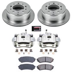 PowerStop Z17 Evolution Plus Stock Replacement Brake Kits with Calipers for 1998-2007 LAND CRUISER, LX470 - KCOE1134