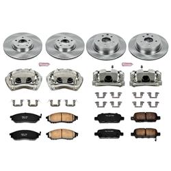 PowerStop Z17 Evolution Plus Stock Replacement Brake Kits with Calipers for 2006-2009 M45, M35, 2007-2008 G35 - KCOE114A
