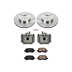 PowerStop Z17 Evolution Plus Stock Replacement Brake Kits with Calipers for 1998-2002 COROLLA, PRIZM - KCOE1152