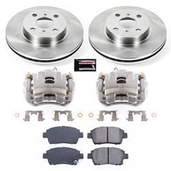 PowerStop Z17 Evolution Plus Stock Replacement Brake Kits with Calipers for 2001-2003 PRIUS - KCOE1153