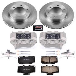 PowerStop Z17 Evolution Plus Stock Replacement Brake Kits with Calipers for 1995-2002 4RUNNER, 2004 TACOMA - KCOE1236