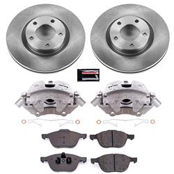 PowerStop Z17 Evolution Plus Stock Replacement Brake Kits with Calipers for 2005-2007 3, 2006-2007 5 - KCOE125