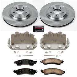 PowerStop Z17 Evolution Plus Stock Replacement Brake Kits with Calipers for 1994-1998 MUSTANG - KCOE1304D