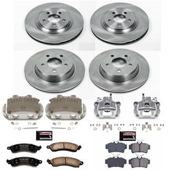 PowerStop Z17 Evolution Plus Stock Replacement Brake Kits with Calipers for 1994-1998 MUSTANG - KCOE1305D