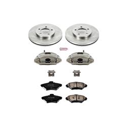 PowerStop Z17 Evolution Plus Stock Replacement Brake Kits with Calipers for 1993-1997 COUGAR, THUNDERBIRD - KCOE1325