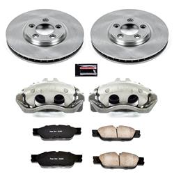 PowerStop Z17 Evolution Plus Stock Replacement Brake Kits with Calipers for 2005 S-TYPE - KCOE1349