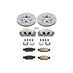 PowerStop Z17 Evolution Plus Stock Replacement Brake Kits with Calipers for 2000-2006 LS, 2000-2002 S-TYPE, 2002-2005 THUNDERBIRD - KCOE1351