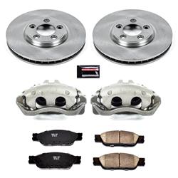 PowerStop Z17 Evolution Plus Stock Replacement Brake Kits with Calipers for 2003-2004 S-TYPE - KCOE1353