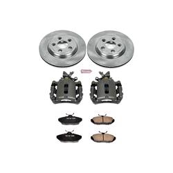 PowerStop Z17 Evolution Plus Stock Replacement Brake Kits with Calipers for 2000-2002 S-TYPE - KCOE1360