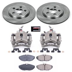 PowerStop Z17 Evolution Plus Stock Replacement Brake Kits with Calipers for 2000-2002 LS, 2002-2005 THUNDERBIRD - KCOE1361