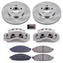PowerStop Z17 Evolution Plus Stock Replacement Brake Kits with Calipers KCOE1364