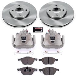 PowerStop Z17 Evolution Plus Stock Replacement Brake Kits with Calipers for 2005-2007 FOCUS - KCOE1377