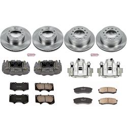 PowerStop Z17 Evolution Plus Stock Replacement Brake Kits with Calipers for 2003-2009 4RUNNER, 2007-2009 FJ CRUISER - KCOE138