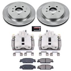PowerStop Z17 Evolution Plus Stock Replacement Brake Kits with Calipers for 2003-2007 CTS, 2005-2011 STS - KCOE1425
