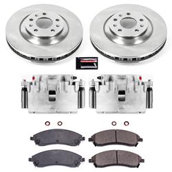 PowerStop Z17 Evolution Plus Stock Replacement Brake Kits with Calipers for 2004-2005 BONNEVILLE, 2006-2007 CTS, 2005-2008 STS - KCOE1429