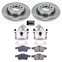 PowerStop Z17 Evolution Plus Stock Replacement Brake Kits with Calipers for 2007-2010 SKY, 2006-2009 SOLSTICE - KCOE1436