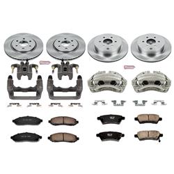 PowerStop Z17 Evolution Plus Stock Replacement Brake Kits with Calipers for 2005-2012 PATHFINDER - KCOE144