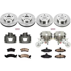 PowerStop Z17 Evolution Plus Stock Replacement Brake Kits with Calipers for 1993 CAMARO, FIREBIRD - KCOE1533