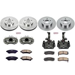 PowerStop Z17 Evolution Plus Stock Replacement Brake Kits with Calipers for 2001-2003 AURORA - KCOE1543F