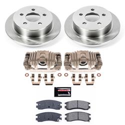 PowerStop Z17 Evolution Plus Stock Replacement Brake Kits with Calipers for 1999-2004 ALERO, 1999-2005 GRAND AM - KCOE1558A