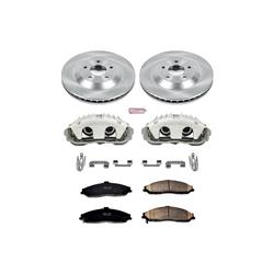 PowerStop Z17 Evolution Plus Stock Replacement Brake Kits with Calipers for 1997-2004 CORVETTE - KCOE1559