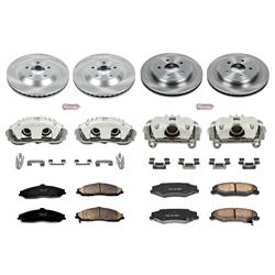 PowerStop Z17 Evolution Plus Stock Replacement Brake Kits with Calipers for 1997-2004 CORVETTE - KCOE1560