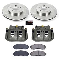 PowerStop Z17 Evolution Plus Stock Replacement Brake Kits with Calipers for 2005-2006 EQUINOX, 2006 TORRENT, 2004-2007 VUE - KCOE1576