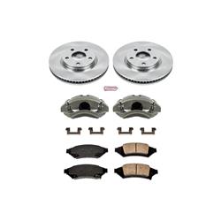 PowerStop Z17 Evolution Plus Stock Replacement Brake Kits with Calipers for 2004 GRAND PRIX - KCOE1586