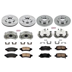 PowerStop Z17 Evolution Plus Stock Replacement Brake Kits with Calipers for 2004 GRAND PRIX - KCOE1587