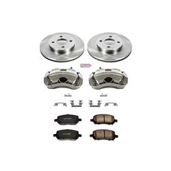 PowerStop Z17 Evolution Plus Stock Replacement Brake Kits with Calipers for 2005-2010 COBALT, 2007-2009 G5, 2003-2007 ION - KCOE1604