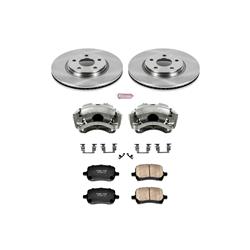 PowerStop Z17 Evolution Plus Stock Replacement Brake Kits with Calipers for 2009 AURA, 2009-2010 G6, 2009-2012 MALIBU - KCOE1614A