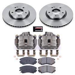 PowerStop Z17 Evolution Plus Stock Replacement Brake Kits with Calipers for 2003-2005 TIBURON - KCOE165A