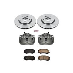 PowerStop Z17 Evolution Plus Stock Replacement Brake Kits with Calipers for 2007-2010 OPTIMA, 2006-2010 SONATA, 2012-2013 SOUL - KCOE165C